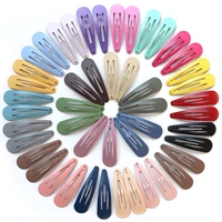 3040pcs korean matte hair clips women vintage frosted geometry ornamentr barrette alloy hairpins girl hair accessories