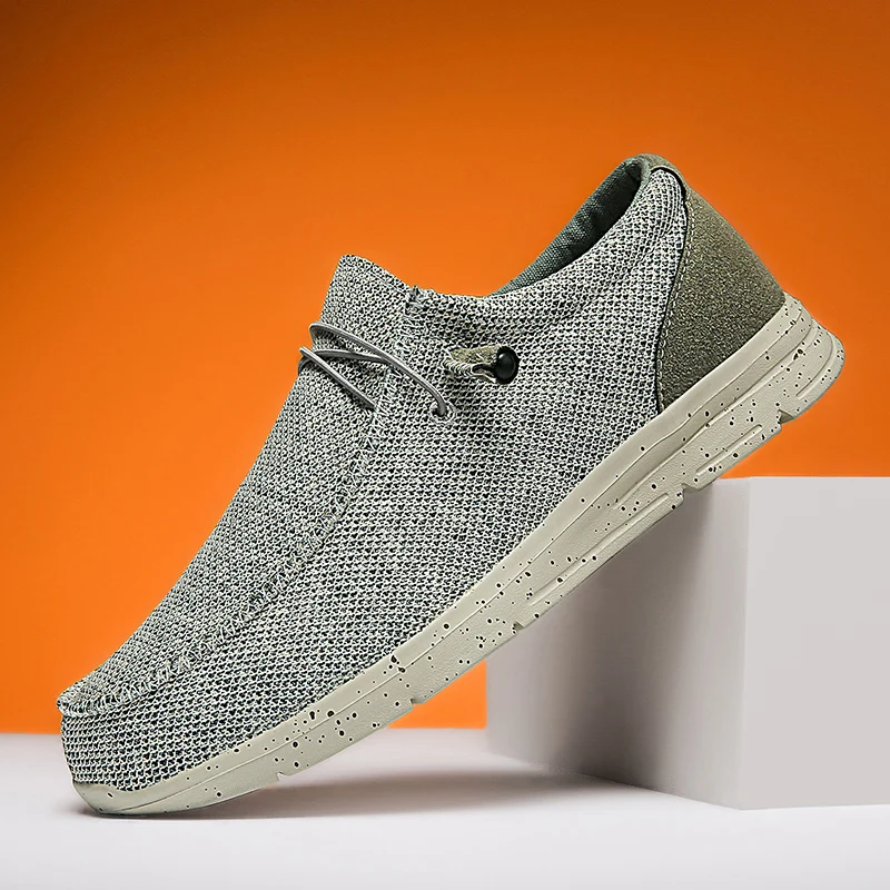 

New ultra-light casual canvas shoes breathable deodorant wear-resistant casual comfortable men's slip-on men's shoes size 39-48