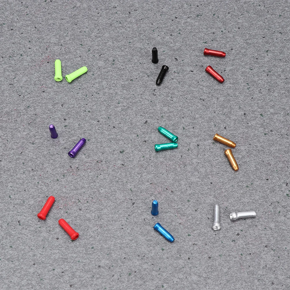

100pcs Bike Cable End Caps Cable End Crimps Cable Caps for Bike Bicycle Brake Cables End Caps