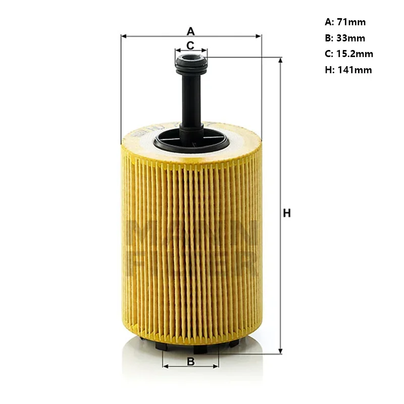 Масляный фильтр MANNFILTER HU719/7x / HU719/7xM подходит для MITSUBISHI Outlander Lancer VW AUDI SKODA SEAT DODGE 071115562
