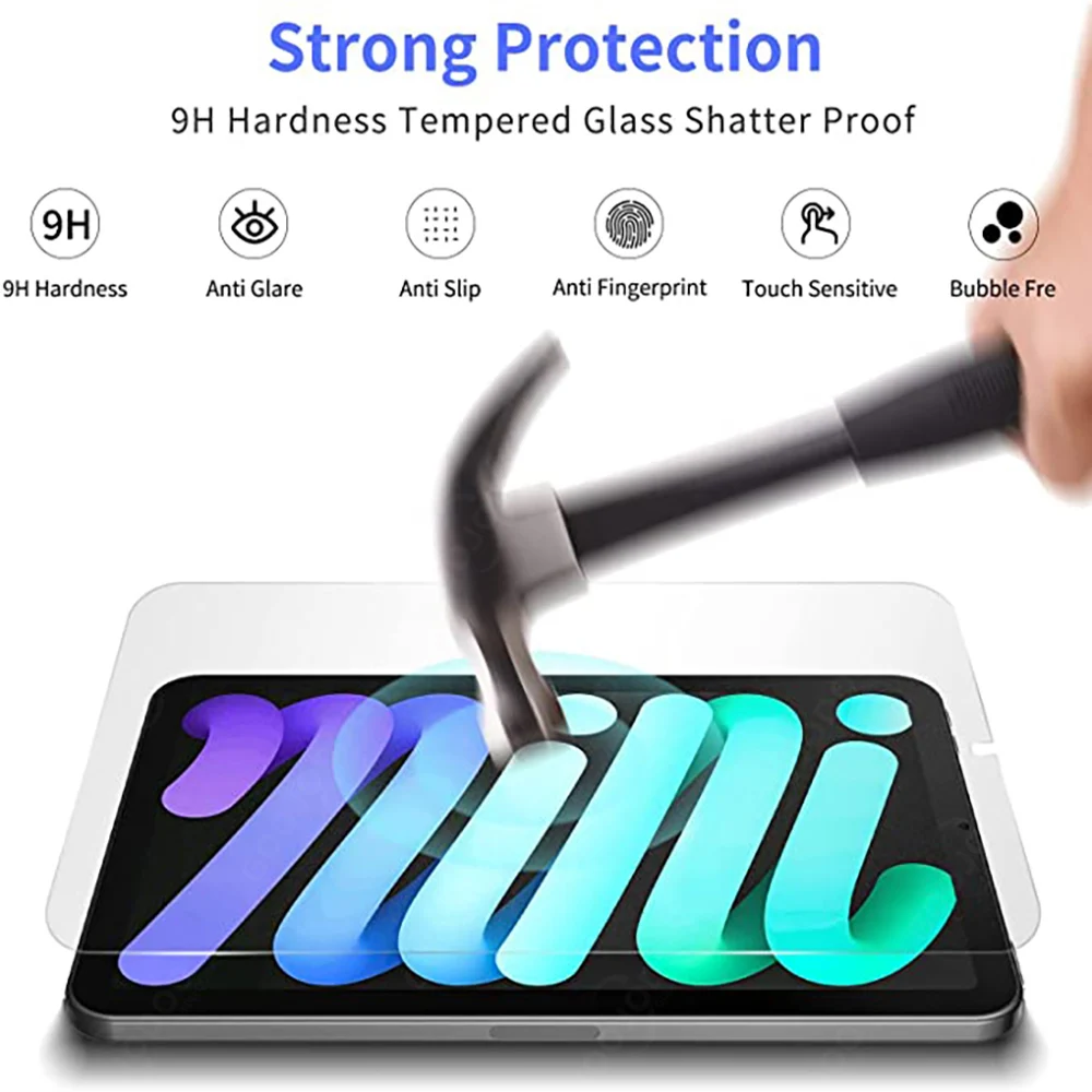 Защитная пленка 9H из закаленного стекла для iPad Pro 11 Air 4 5 7th 8th 9th Generation 10 2 Mini 6 2021 |