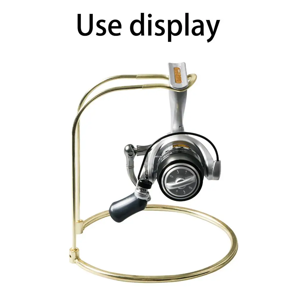 

Sturdy Fishing Reel Display Stand Holder Reel Storage Bracket Stainless Steel Detachable Fishing Wheel Stand