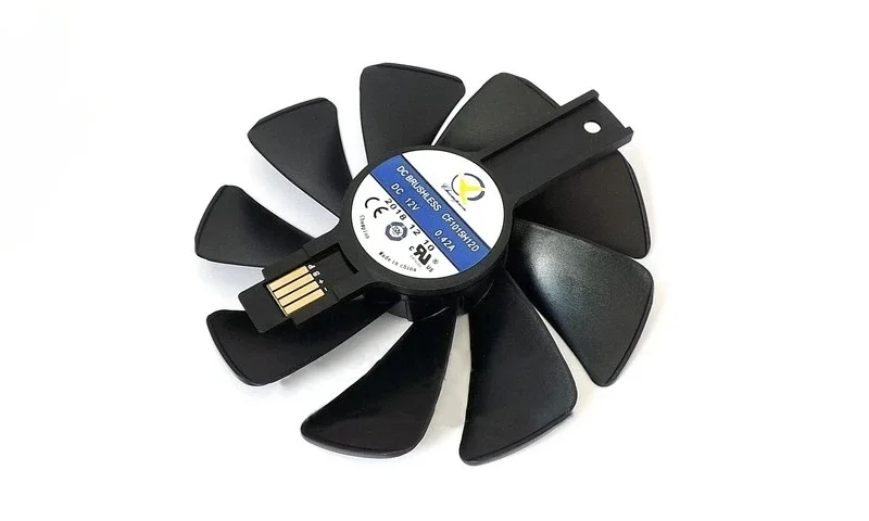 Фото Новый 95 мм CF1015H12D DC12V вентилятор охлаждения для Sapphire NITRO RX480 8G RX 470 4G GDDR5 RX570 4G/8G D5 RX580 охлаждение видеокарты №1