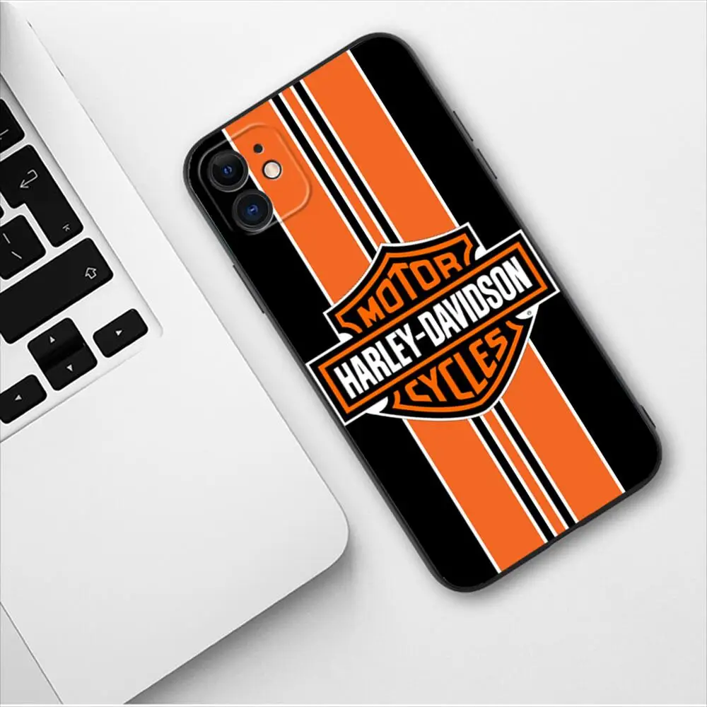 Motorcycle Harleys Davidsons Phone Case For Apple IPhone 13 12 11 14 Pro Max Mini SE XR X XS  Max 6 6S 8 7 plus Fashion Covers