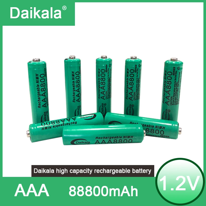 

Никель-металл-гидридный аккумулятор AAA, 3 А, 1,2 мАч, 8800 в