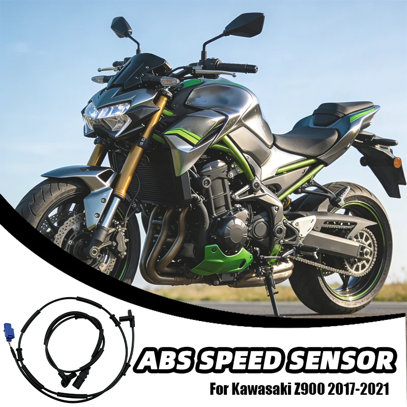 Фото Датчик скорости переднего колеса мотоцикла с ABS для Kawasaki Z900 2017-2021, датчики скорости колес ABSF ABSR 007V501E6 007V501E5 №4
