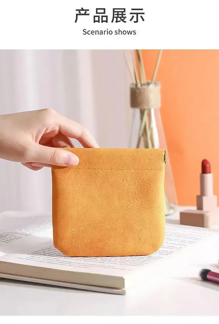 

2024 Storage Bag Key Cosmetics Portable Automatic Closing Storage Bag