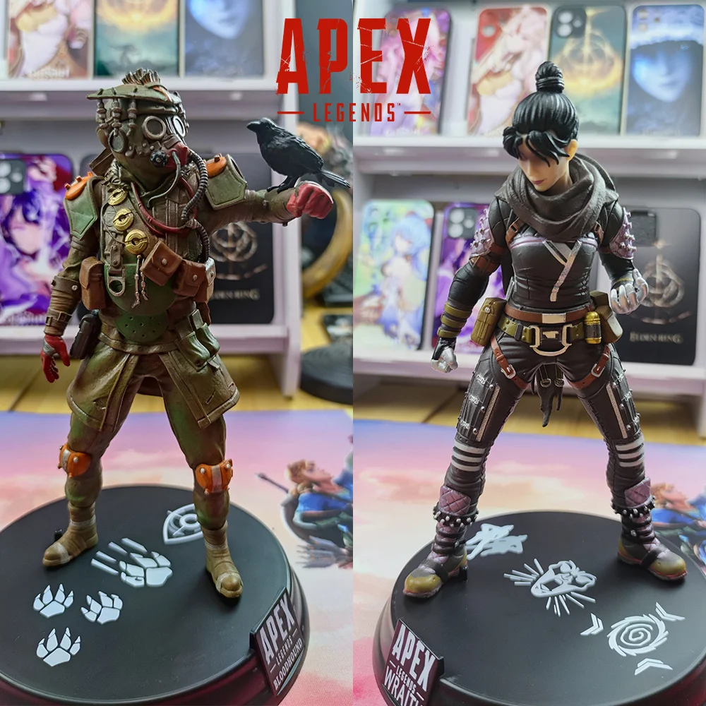 

23 см Apex legends Wraith Bloody dhound ПВХ аниме экшн-фигурка Коллекционная модель игрушка для взрослых кукла подарок