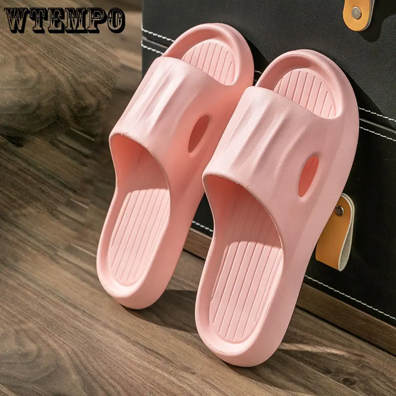 Men Slippers Non-Slip Flip Flops Plus Size Soft Sole Eva Indoor Slides Home Thick Platform Sandals Bathroom Shoes Dropshipping