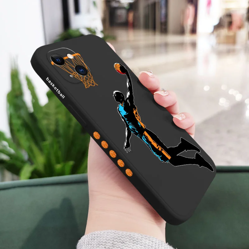 Wild Basketball Phone Case For iPhone 14 13 12 11 Pro Max Mini X XR XS MAX SE2020 8 7 Plus 6 6S Plus Cover