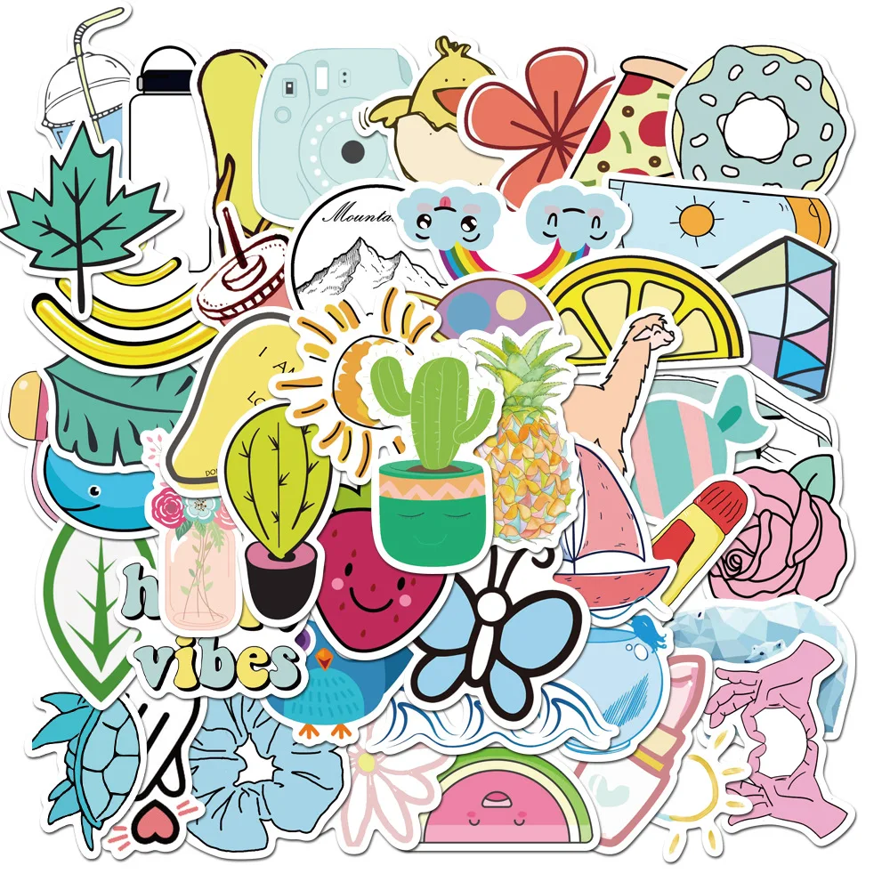 

10/30/50 шт., водонепроницаемые наклейки для ноутбука