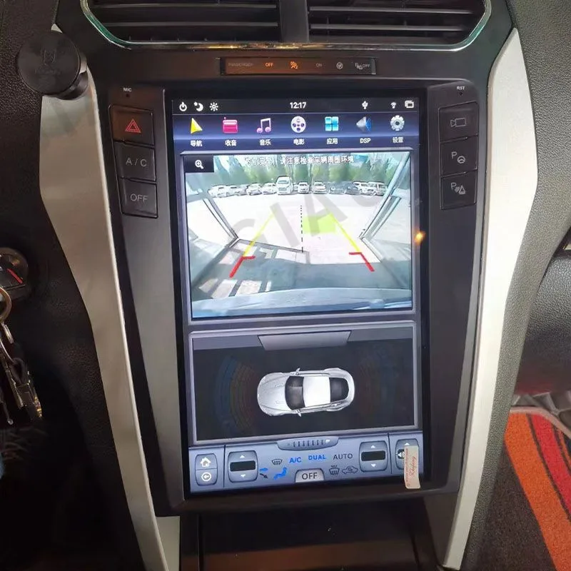 Для Ford Explorer 2011-2019 Android 12 автомобильный радиоприемник стерео экран Tesla