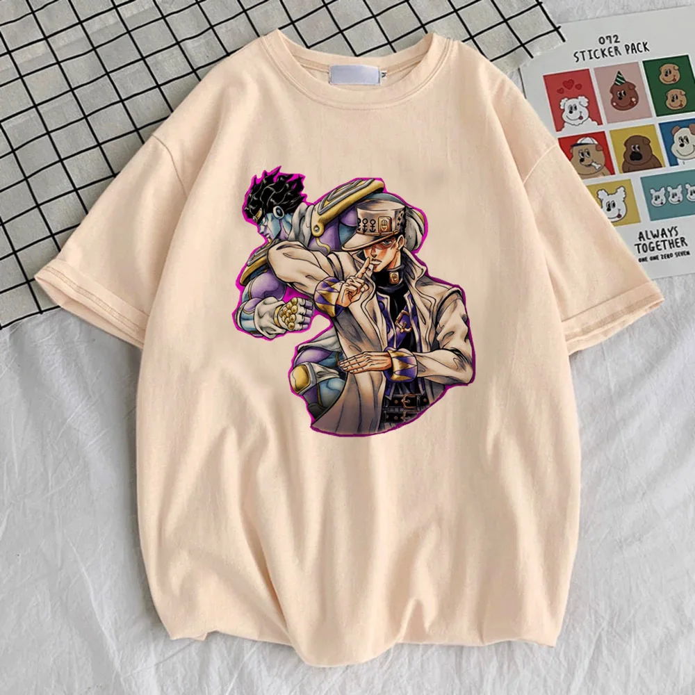Jojo Bizarre Adventure Steel Ball Run футболка женская готическая корейская одежда Y2k футболки