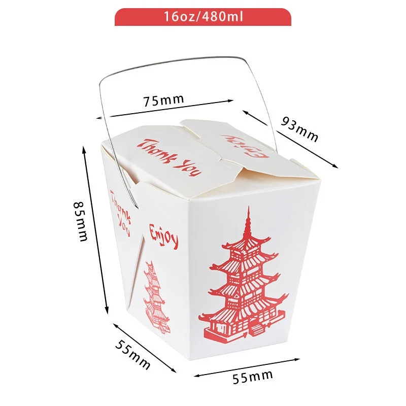 

Одноразовые контейнеры для еды Kraft OTDPACK с проволочной ручкой 15/25/50 шт