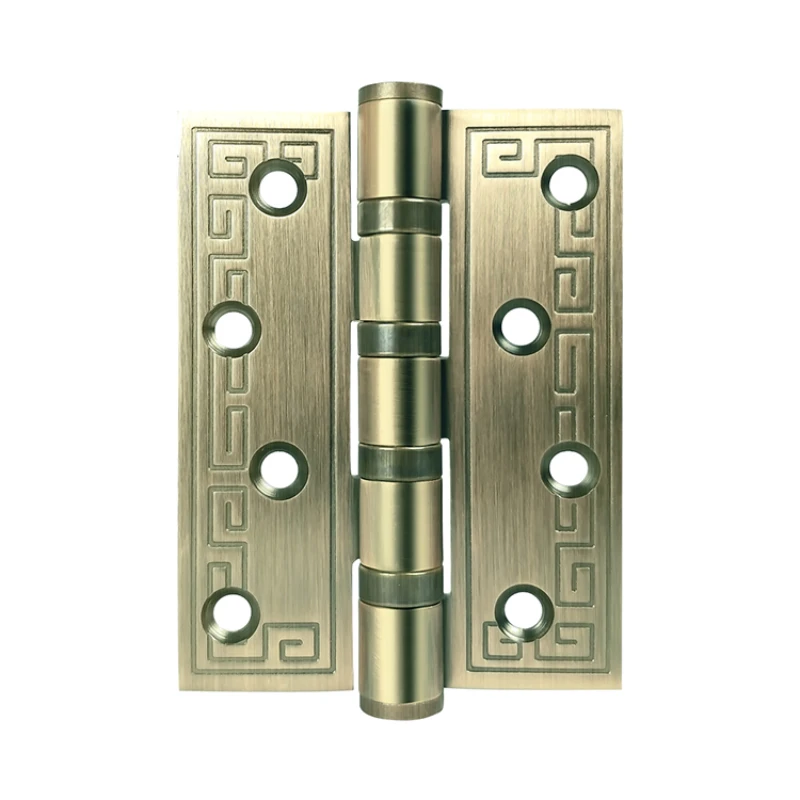 

4 Inch Embossed Green Bronze Stainless Steel Ball Bearing Door Hinge For Heavy Door