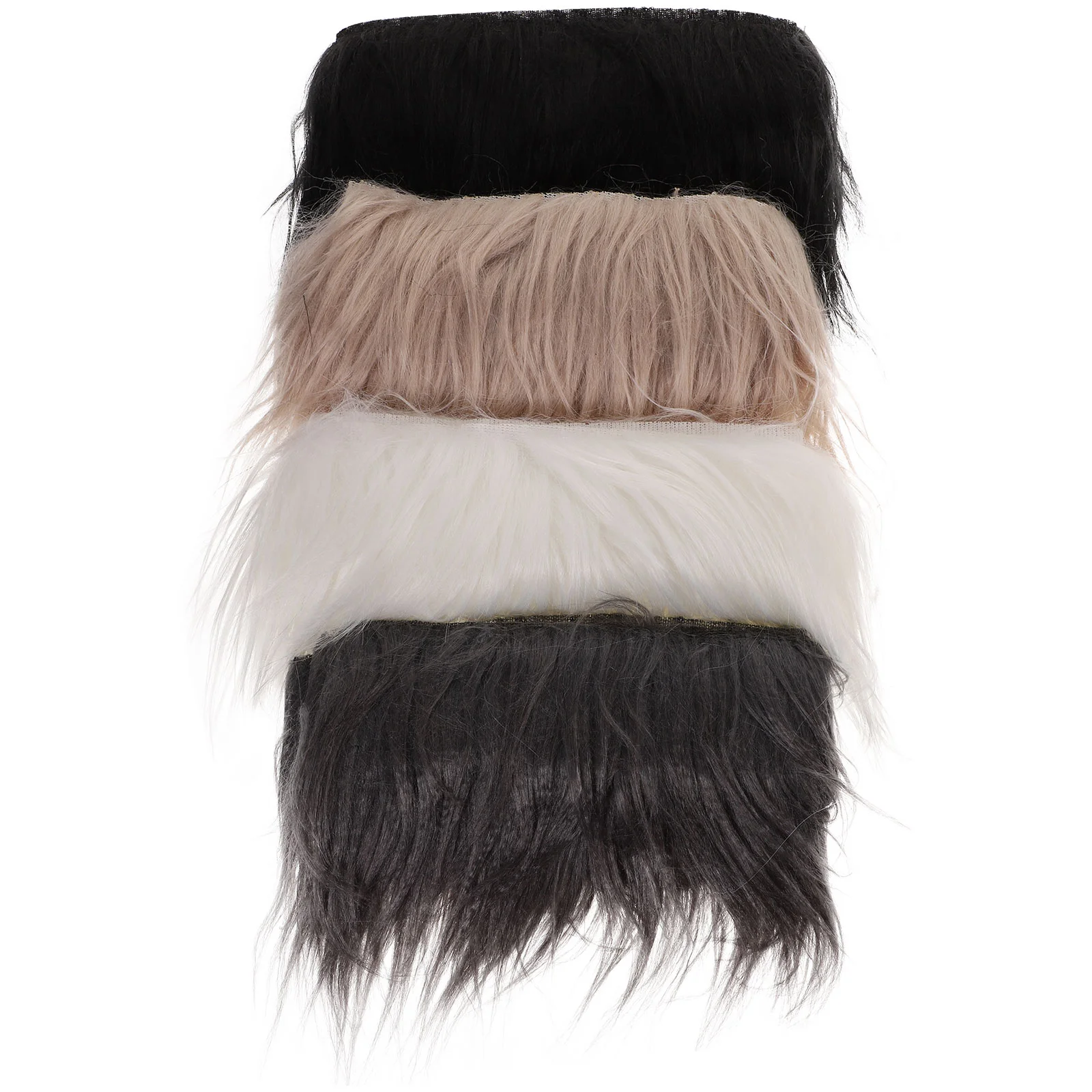 

4 шт., декоративная лента из искусственного меха