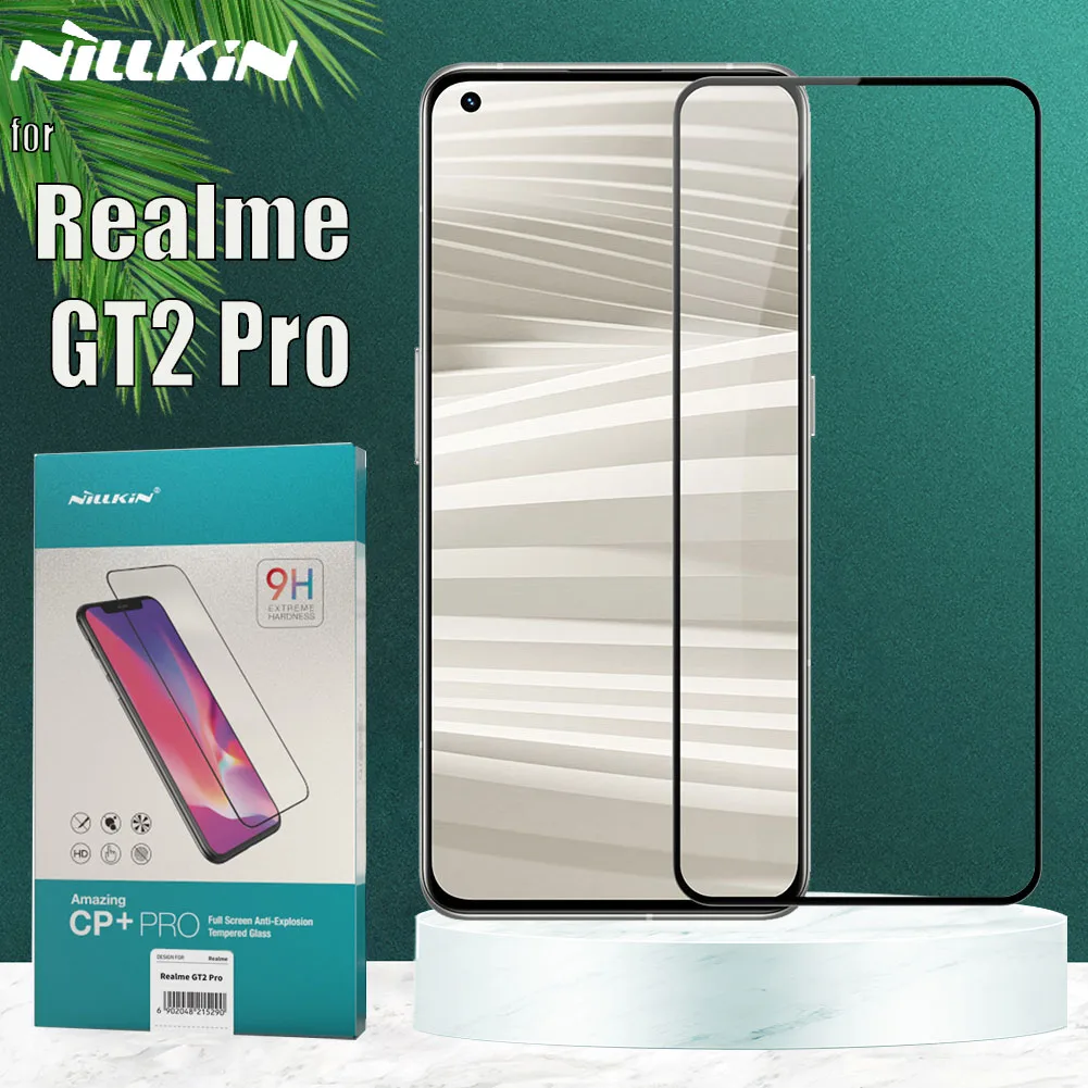 

for Realme GT 2 Pro Nillkin Full Coverage Clear Tempered Glass Screen Protector 9H Hard Glass on RealMe GT NEO 2 Glass Film