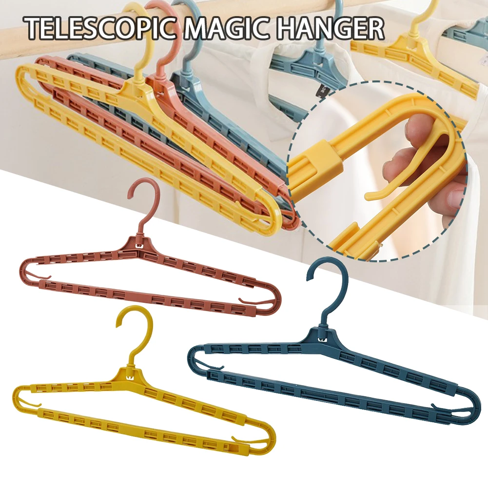 

Clothes Hanger 360 Degree Free Rotation Household Supply Retractable Clothes Hanger Perchas Ahorrar Espacio Armario perchero