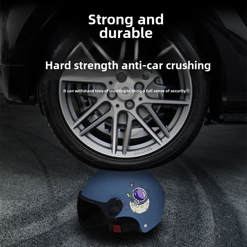 Детский защитный шлем сертифицированный 3C для мальчиков и девочек электрический