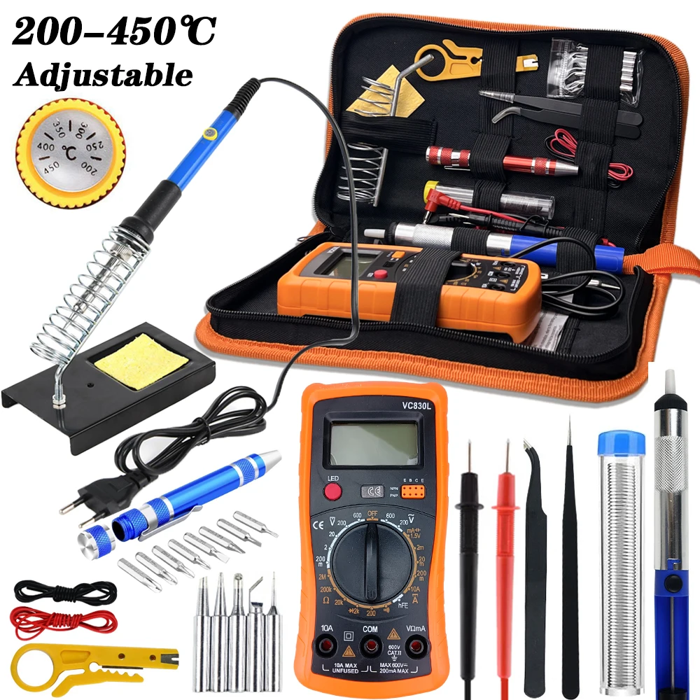 

For Tools Iron Rework, Temperature Solder Repair With And Soldering, Repair Soldering Adjustable Welding Kit Electric