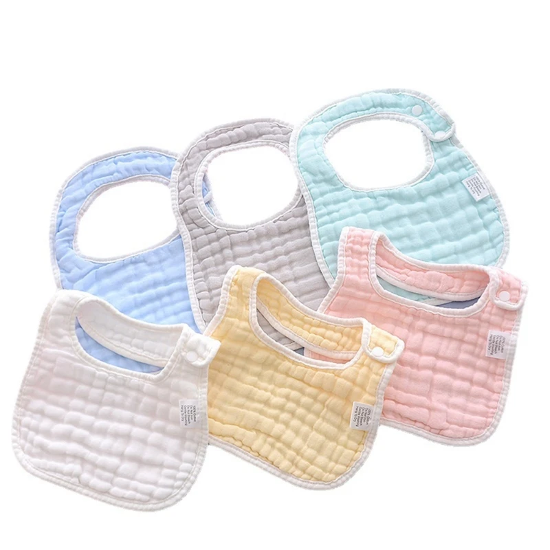

Drool Bibs U-Shape Multipurpose Bib Baby Unisex Teething Bibs Nursing Burp Cloth