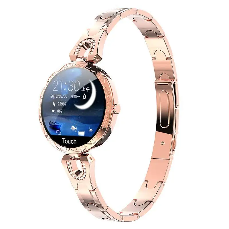 

2022 Fashion Business Clock New SmaWomen's fashion smart watch AK15 sports bracelet watch heart rate blood pressure blood