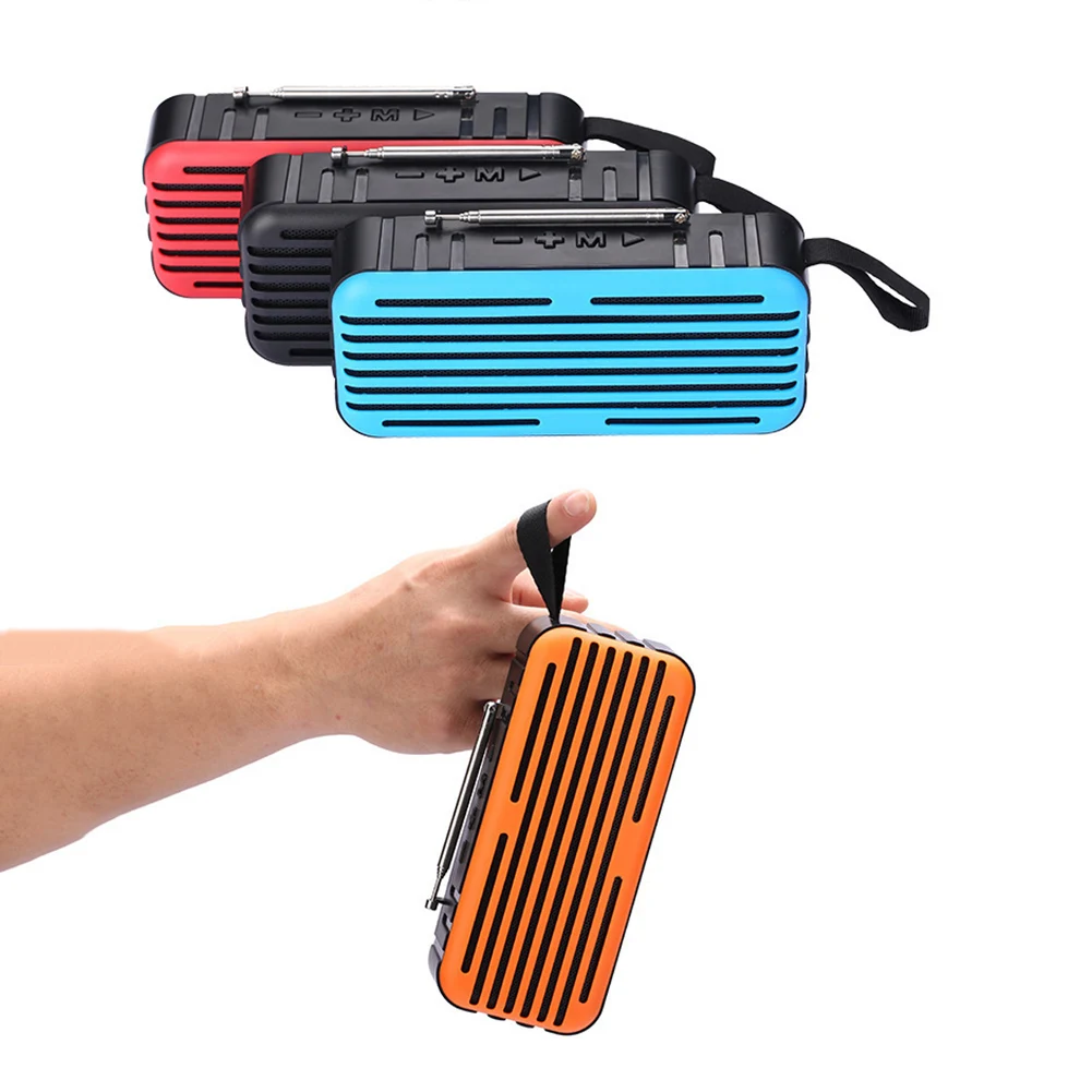 

Portable Column Wireless Bluetooth-compatible Speaker Stereo Music Box Solar Boombox FM Radio LED Flashlight Outdoor Speakers