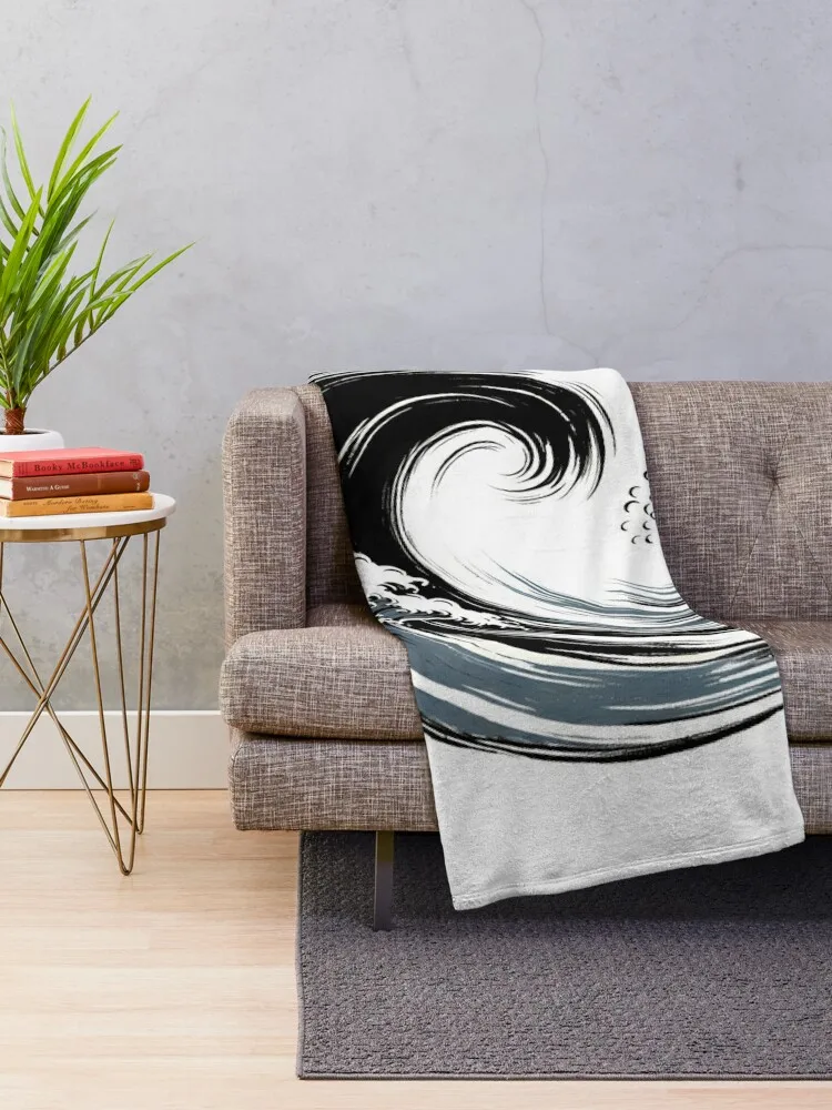 Одеяло Enso Zen Great Wave off Kanagawa Самые мягкие одеяла для сна