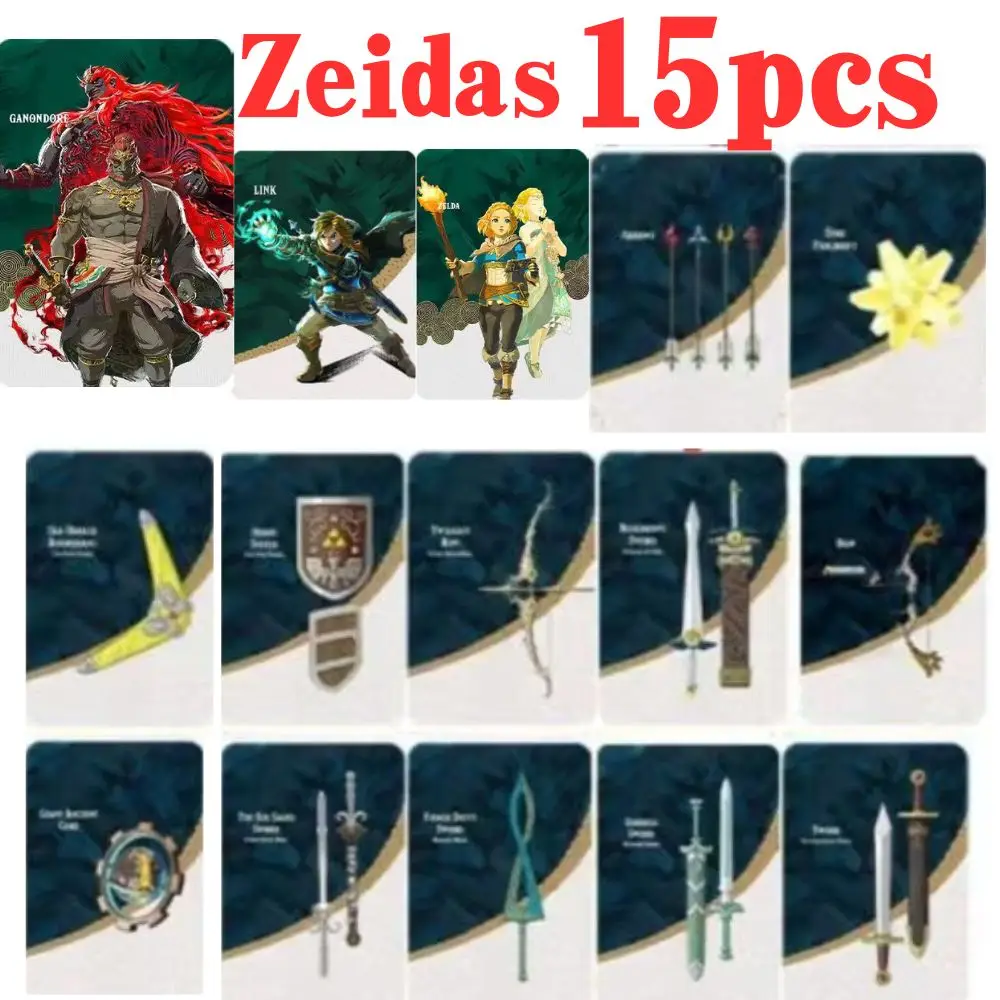 

Amiibo Zelda Card Portable to Tears of the Kingdom Universal Crossover Card for All National Versions The Legend of Zelda amiibo