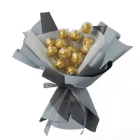 50pcs clear chocolate box truffle liner flower candy box bouquet chocolate ball holder case valentines day gift box party decor
