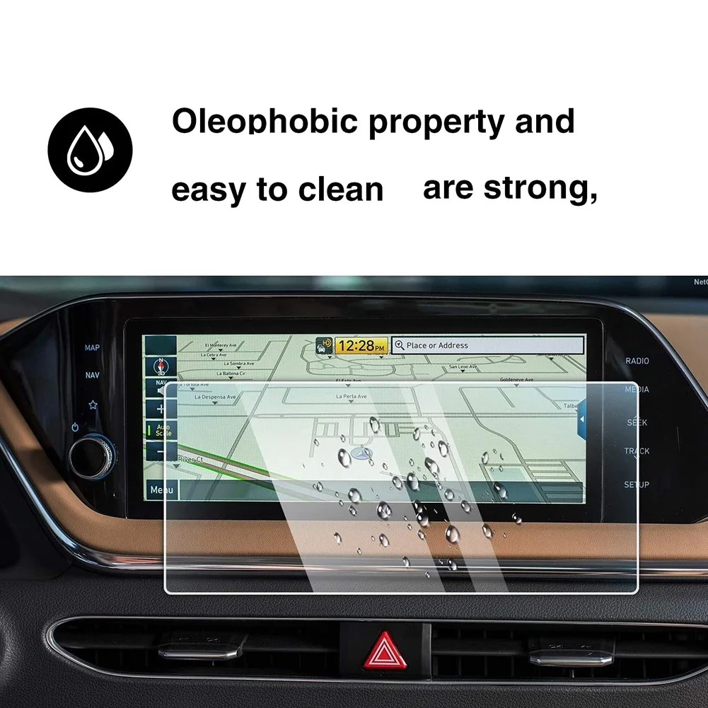 

Для 2020 2021 2022 Hyundai Sonata 10,25 дюйма GPS навигация контактный экран протектор дисплея Закаленное стекло пленка
