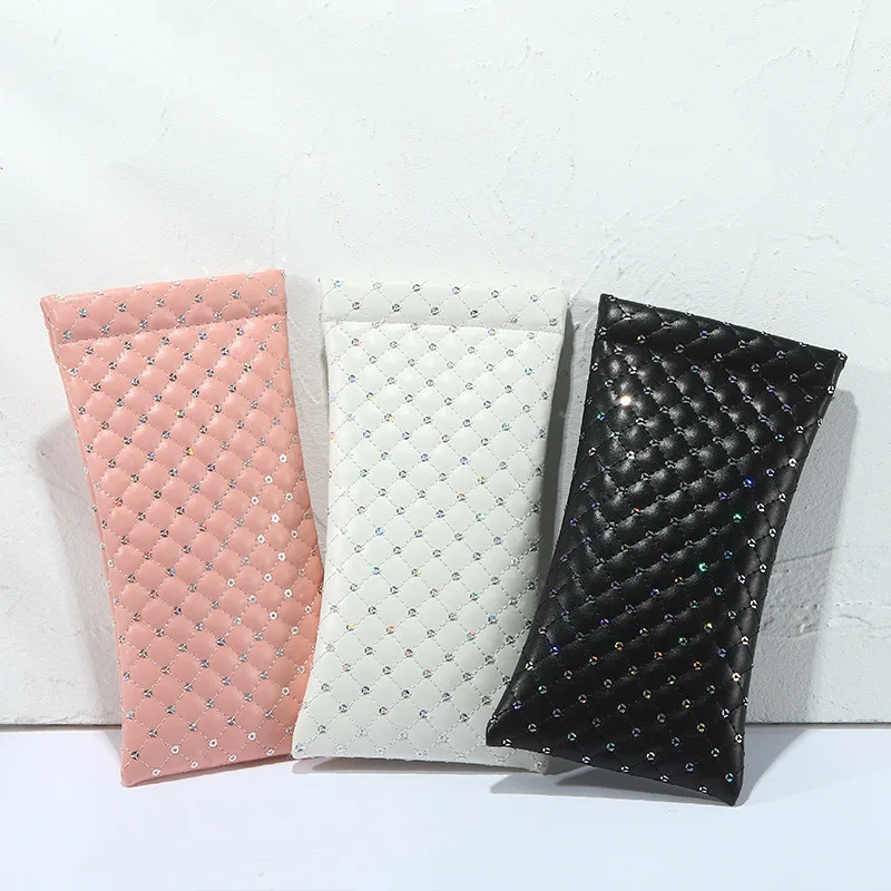 

Vintage PU Leather Glasses Case Sunglasses Bag Case Portable Travel Pack Pouch Solid Sunglasses Protect Cover Eyewear Accessorie