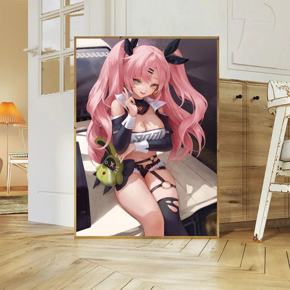 Николь Демара Игра Zenless Zone Zero Плакат Самоклеящаяся Водостойкая Бумажная Наклейка