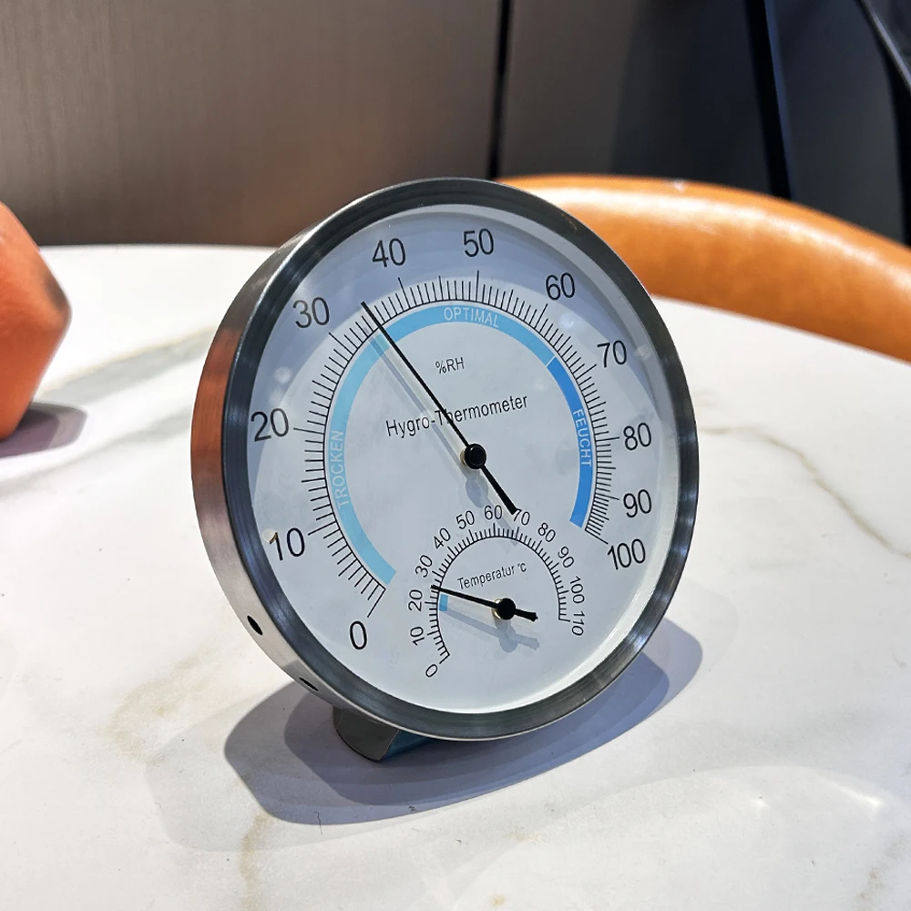 5-дюймовый стабилизированный термогигрометр из нержавеющей стали индукционный