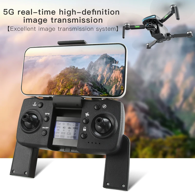 L800 PRO2 GPS Радиоуправляемый Дрон 4k Профессиональная 8K HD камера 3-осевой шарнирный