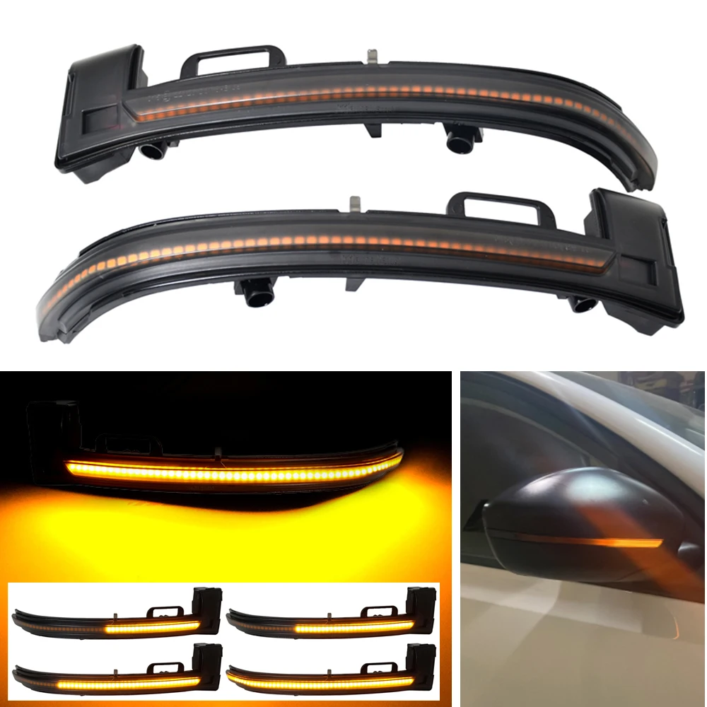 

Flowing Flashing Mirror Indicator Blinker Lamps LED Dynamic Turn Signal Light For Peugeot 308 II SW 2013 2014 2015-2018 2019