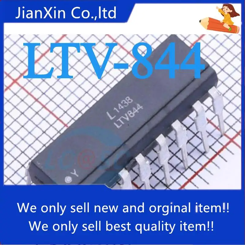 

10pcs 100% orginal new optocoupler/ LTV-844 in-line package is easy to use