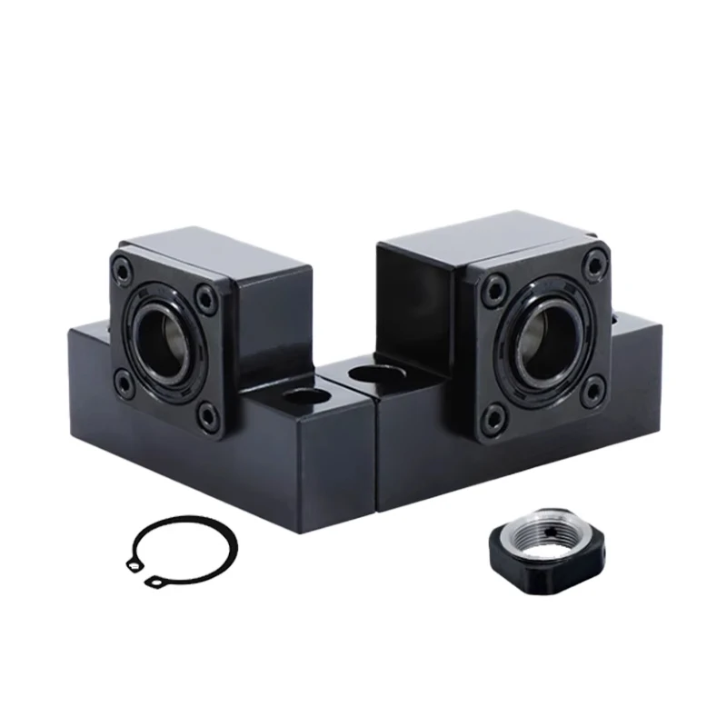 Фото EK10 EF10 EFEK10 шариковый винтовой концевой опорный подшипник фиксированное сиденье для станка с ЧПУ высокоточная прочная стальная конструкция №2