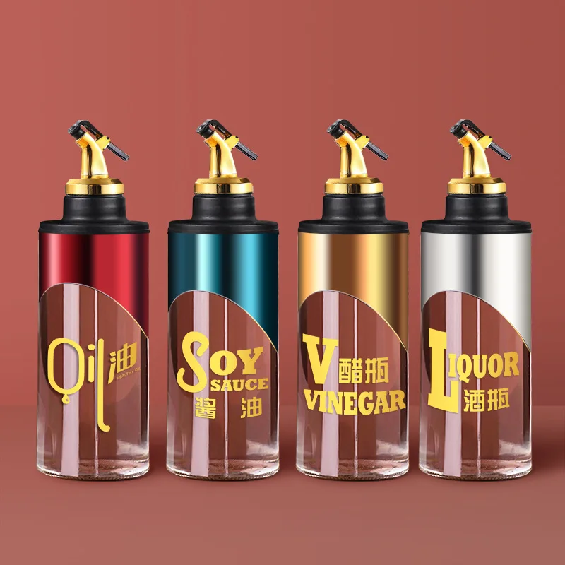 2 шт. стеклянные бутылки для масла и уксуса 23 унции |