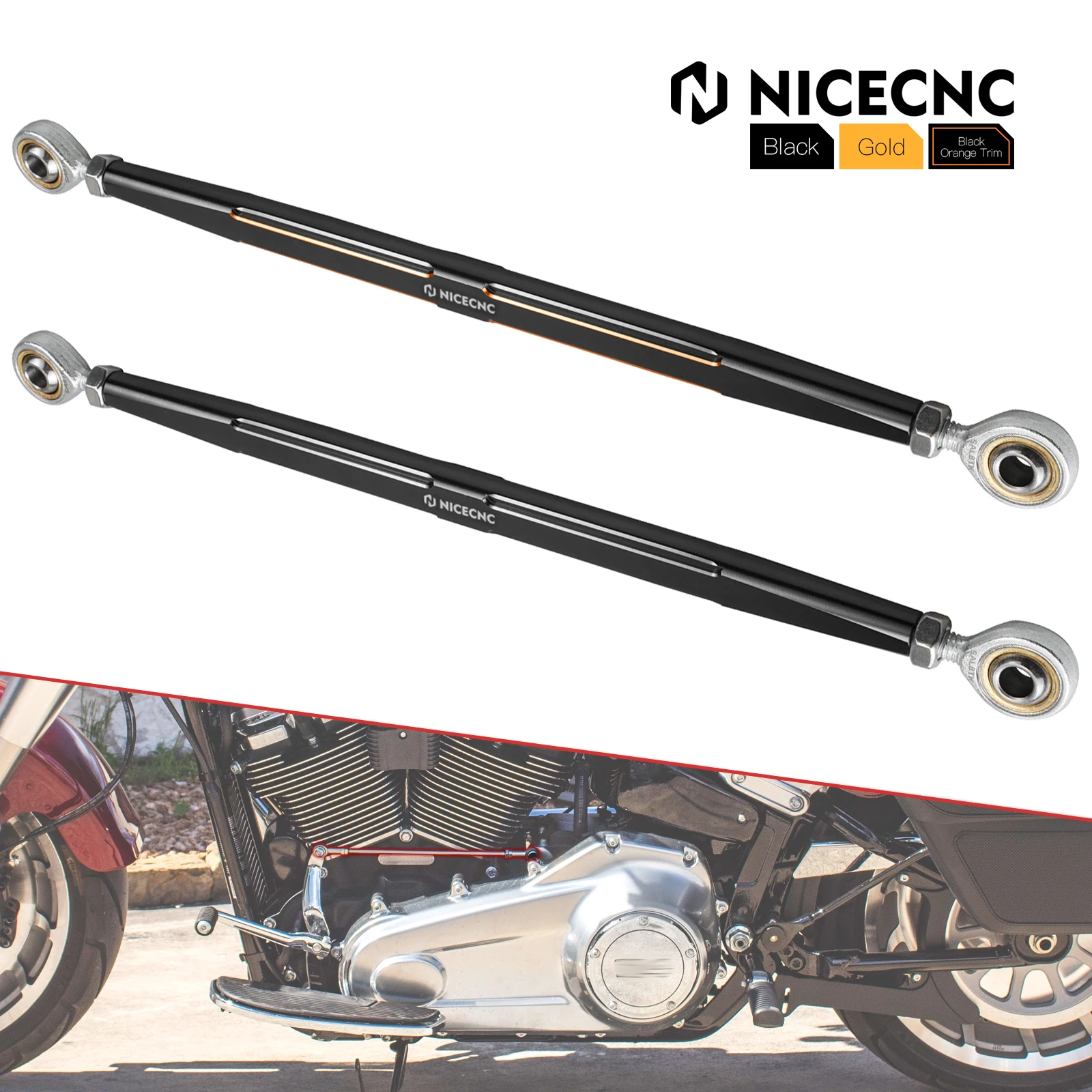 

For 1990-2023 Harley Fat Boy 107 114 Gear Shift Linkage Rod for Softail Slim FLS FLSL 107 2012-2021 Softail Deluxe 2005-2017