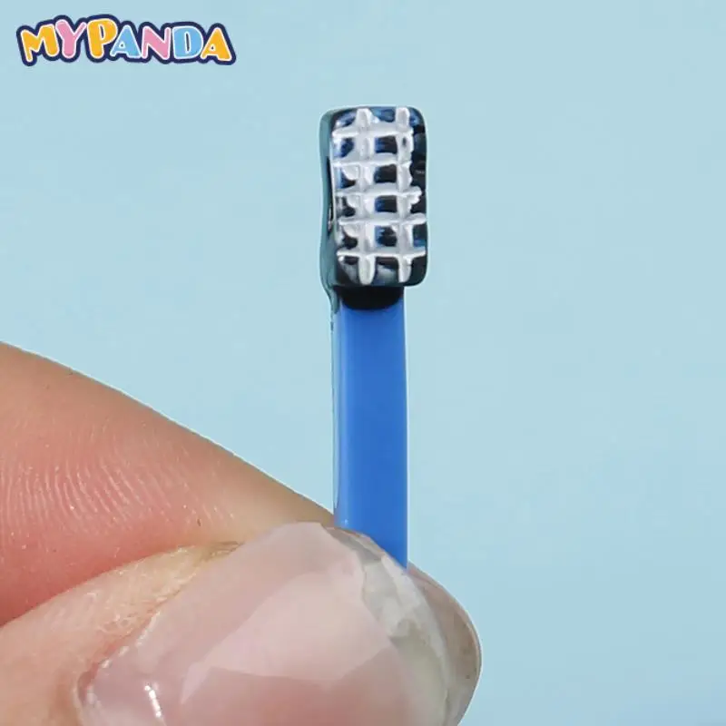 

1set Mini Toothpaste Toothbrush For Doll House Furniture Accessories Toy Gifts Kawaii Dollhouse Miniature