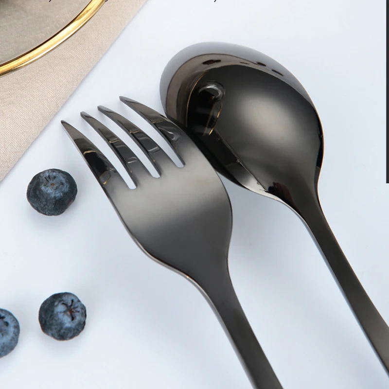 Tableware Sets Stainless Steel Cutlery Set 24 Piece Silverware Dinnerware Full Dinner Complete Service Utensil |
