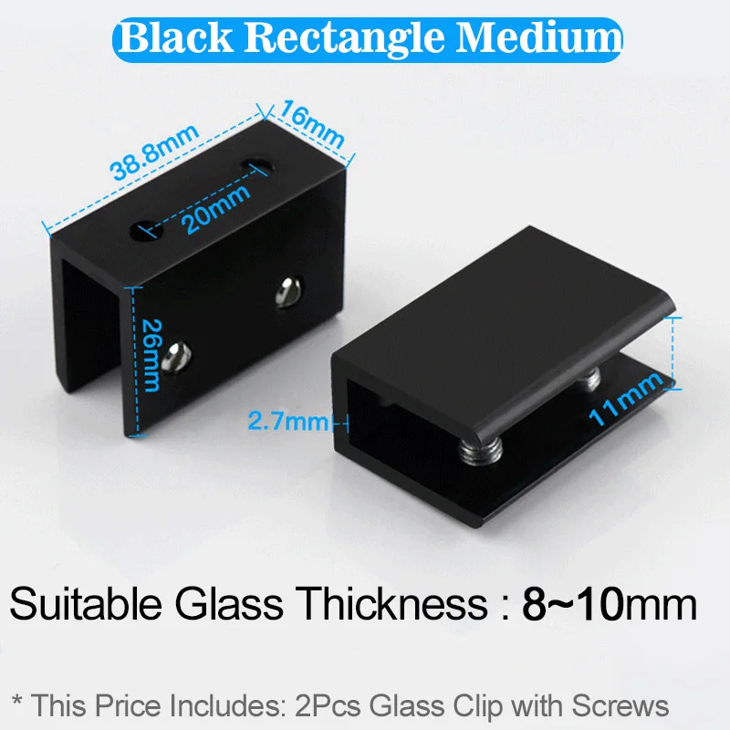 

Стеклянные зажимы для перил из космического алюминия