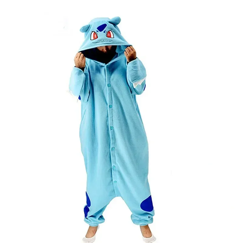 Фото MINISO Комбинезон с покемонами Snorlax Squirtle Jigglypuff Кигуруми Генгар Косплей Костюм Хэллоуин для взрослых Аниме Eevee Пижама №5