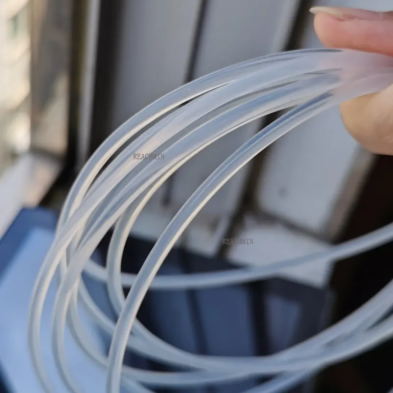 

10 Meters Clear Silicone Rubber Strip Round Dia. 1/2/3/4/5/10/12 mm Rubber Solid Seal Strip Round Bar