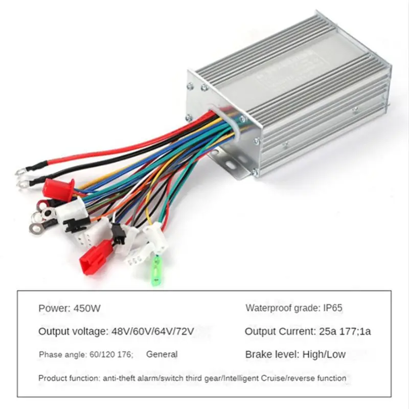 Фото Контроллер двигателя FSTE-48V 60V 500W BLDC для электровелосипедов, электросамокатов и мотоциклов (замена) №2