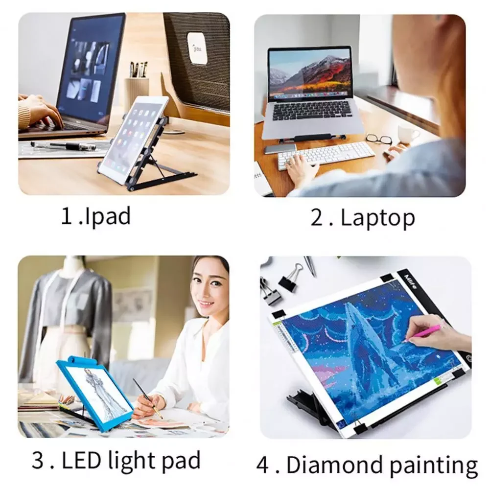 

6 Position Height Multi-purpose Universal Folding Laptop Stand for Outdoor