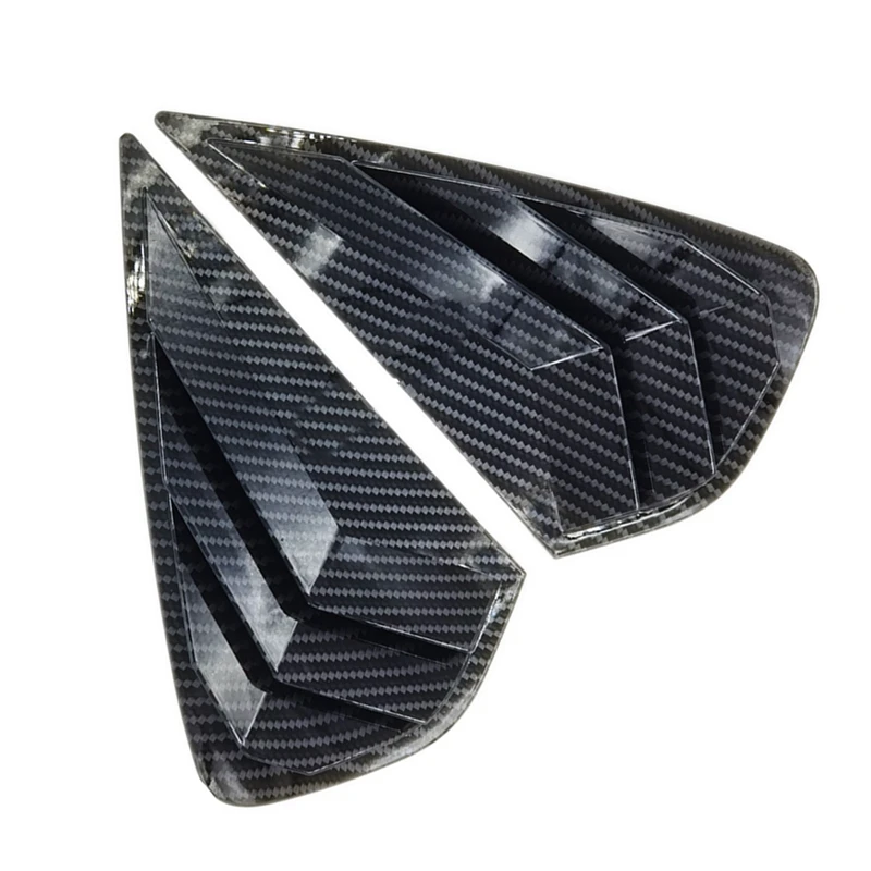 

Side Rear Window Scoop Shutter Cover Trim Sticker For Kia Forte K3 2019-2022 Car Styling Louver Vent Decorate