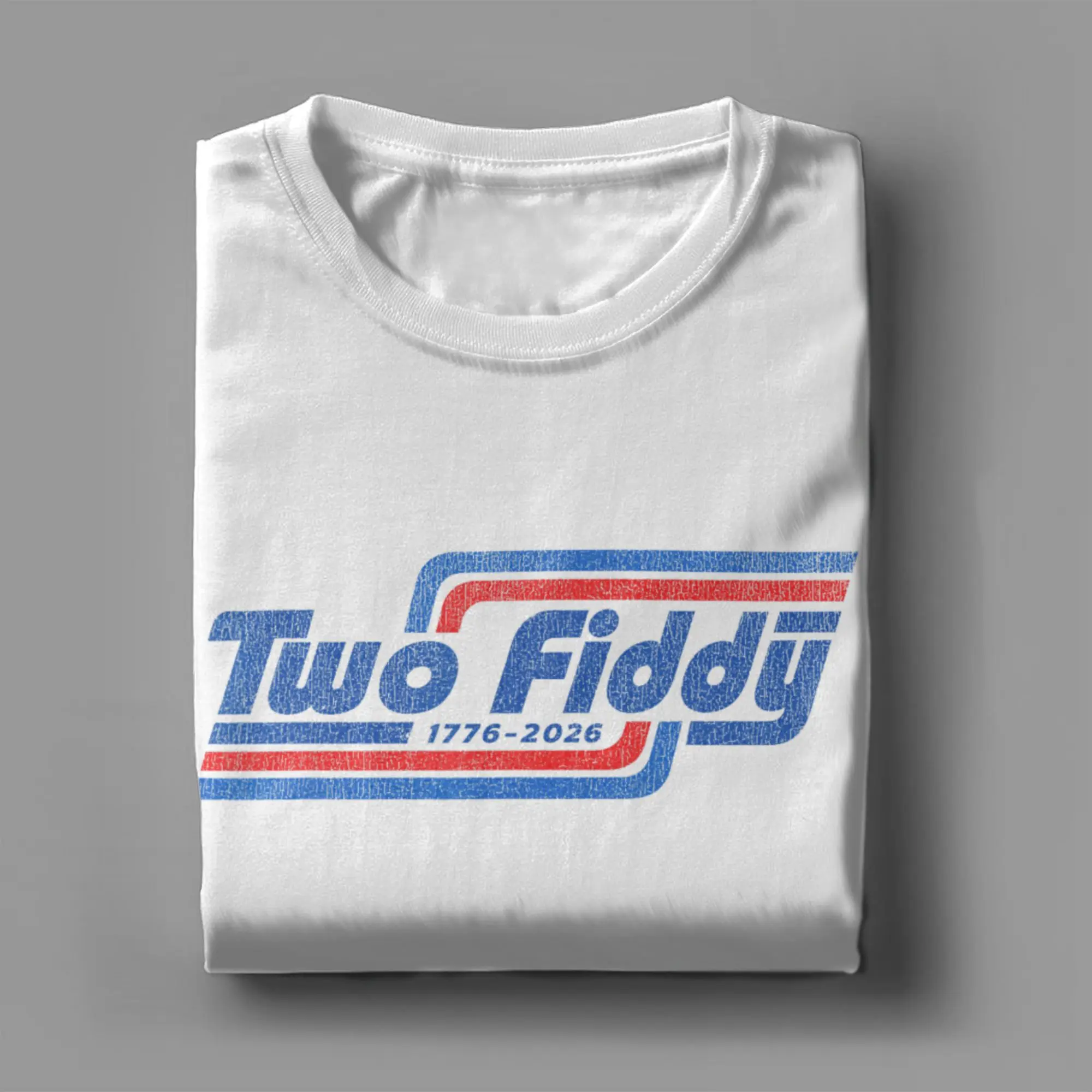 Фото Футболка Two Fiddy 2 Fiddy к 250-летию, к 4 июля, летняя, в стиле хип-хоп, хлопковая, с круглым вырезом, оверсайз, винтажная №4