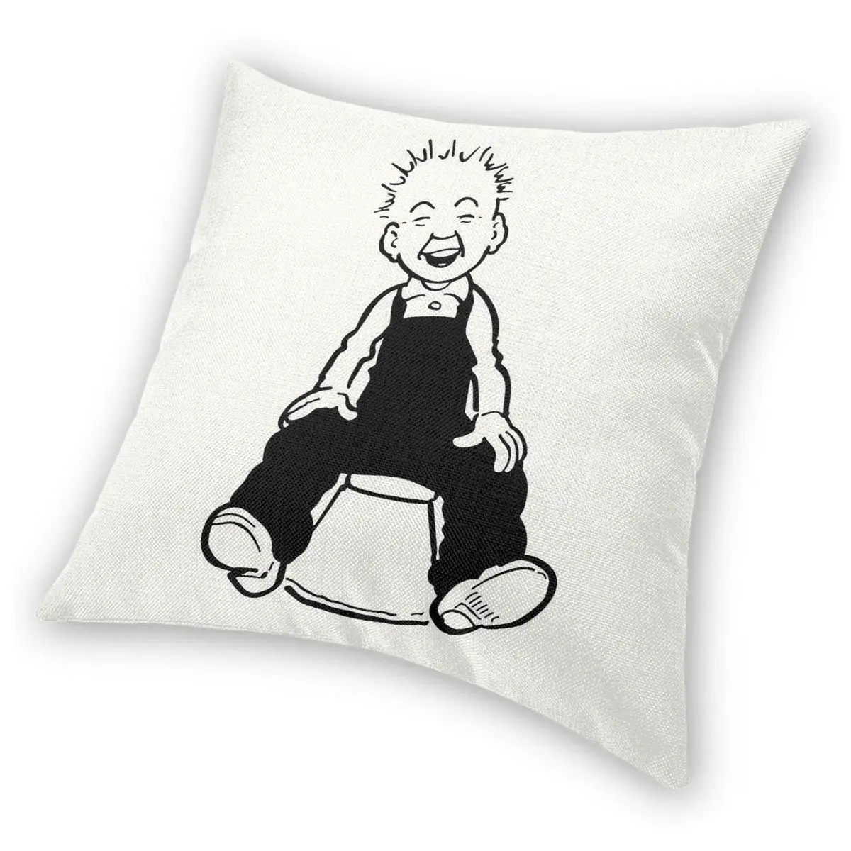 Квадратная наволочка Oor Wullie из полиэстера, льна и бархата, креативная декоративная наволочка на молнии, чехол для подушки на кровать (art.: 3920da02e2740) - 3920da02e2740